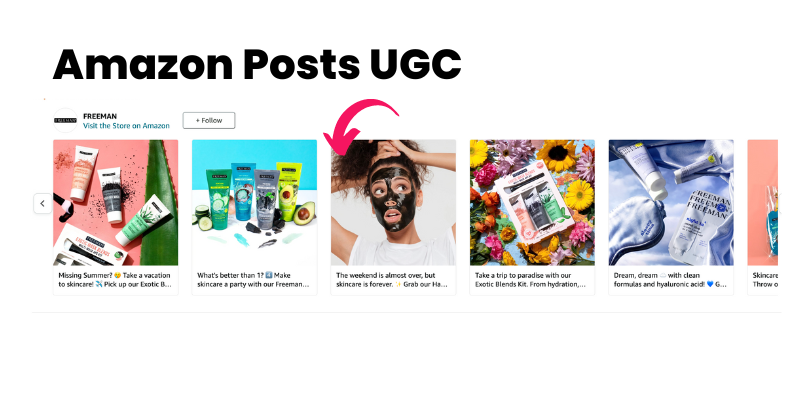 Amazon Posts User Generated Content