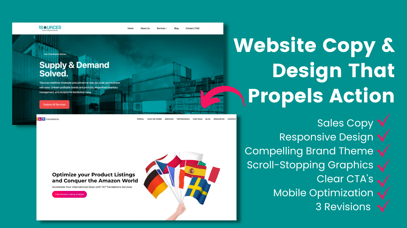 Website Copy & Design That Propels Action