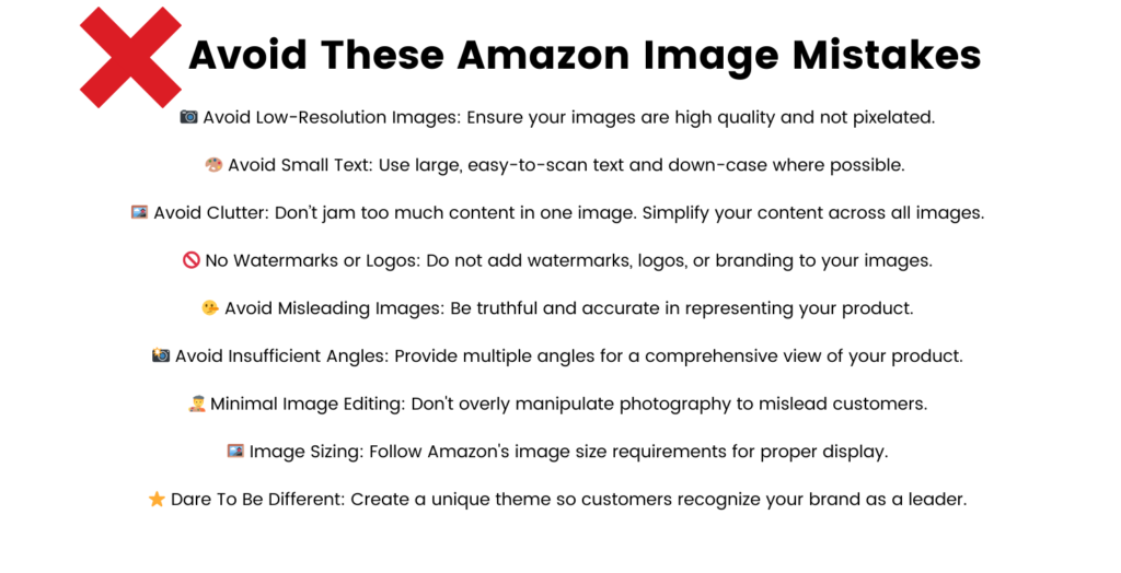 avoid these amazon image mistakes