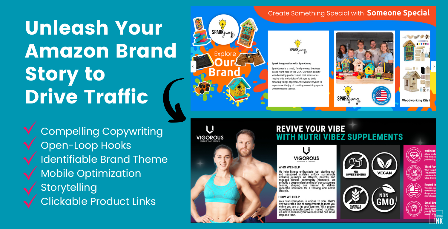 Amazon Brand Story Christina Ink