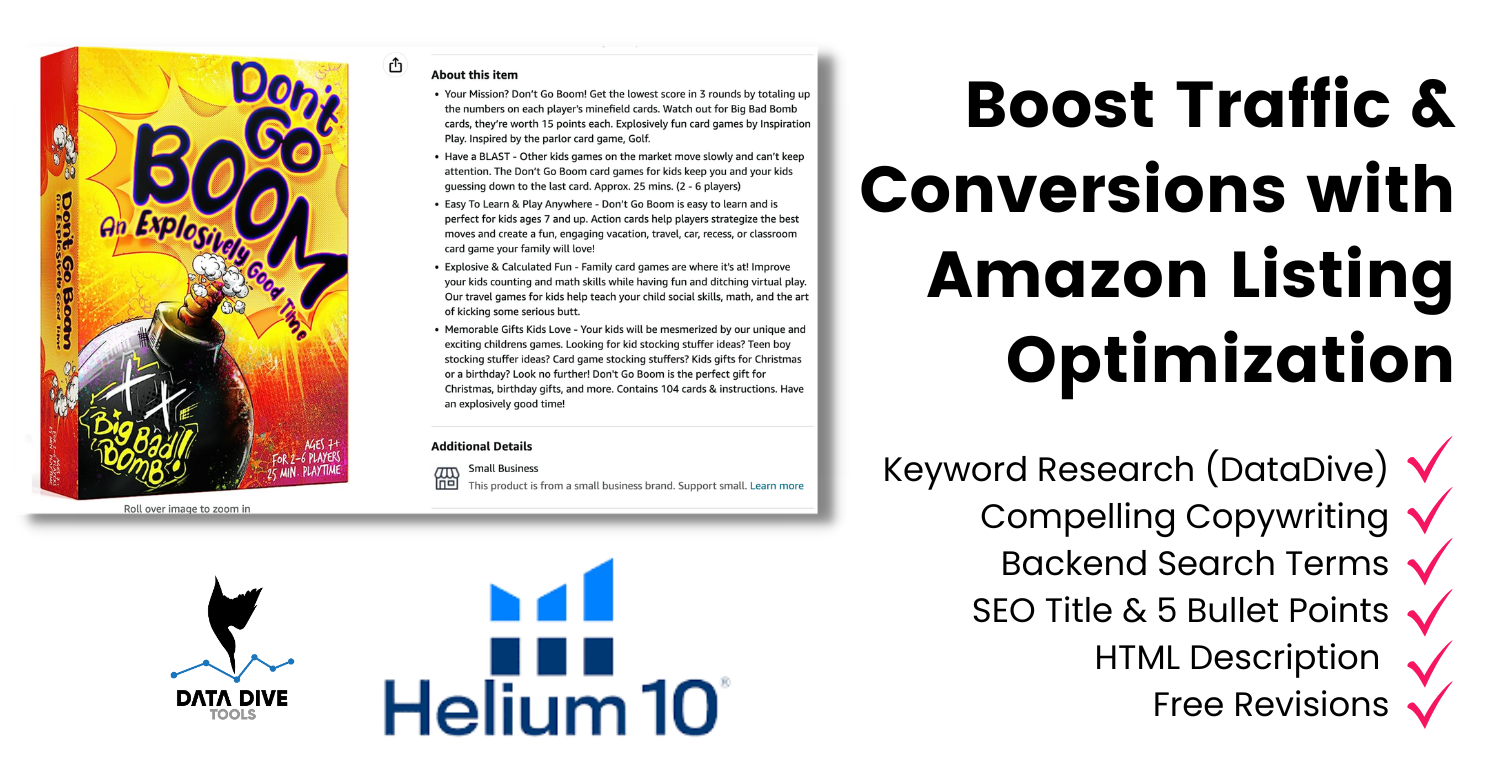 Amazon List Optimization Christina Ink