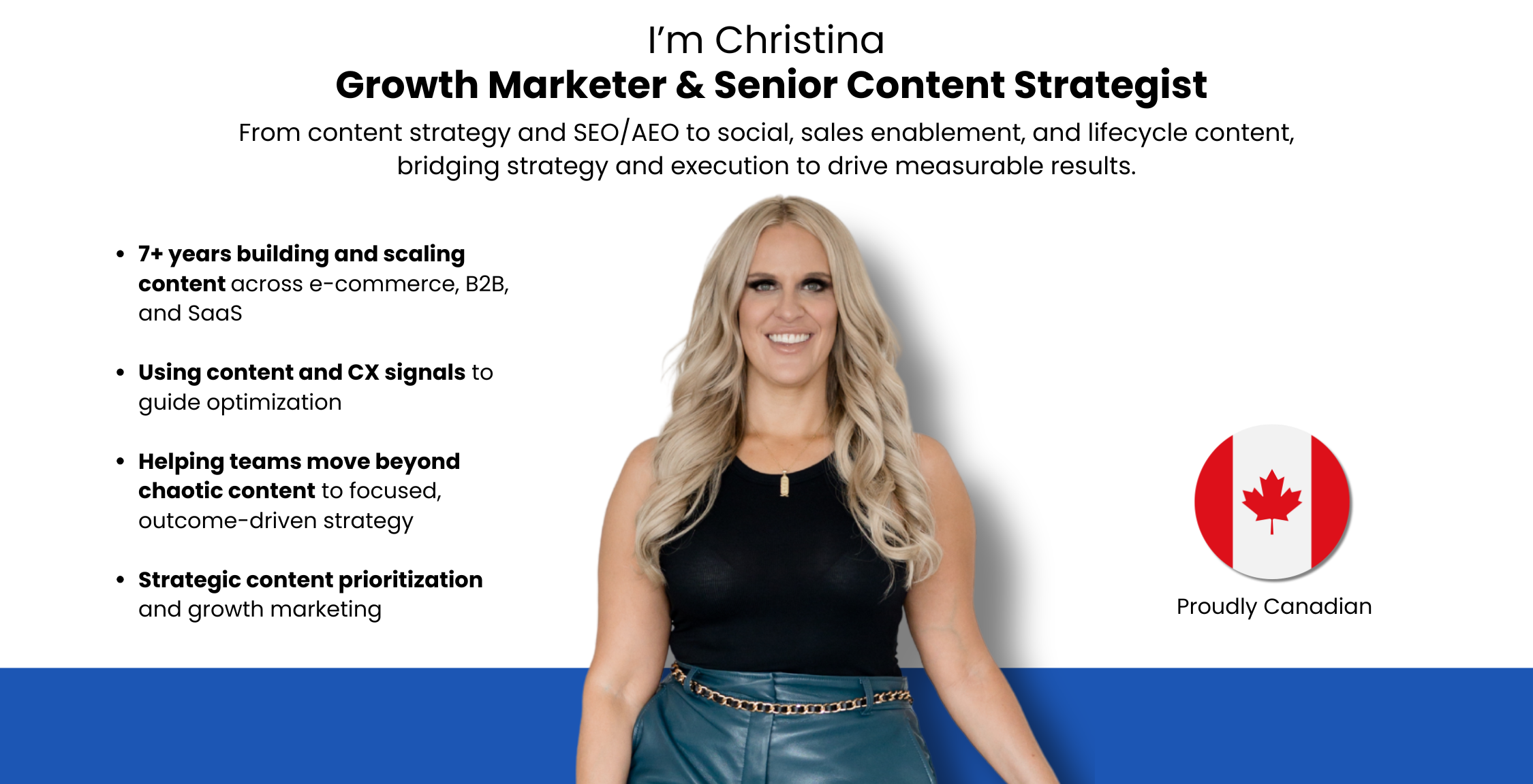 Christina Passmore Growth Marker and Senior Content Strategist