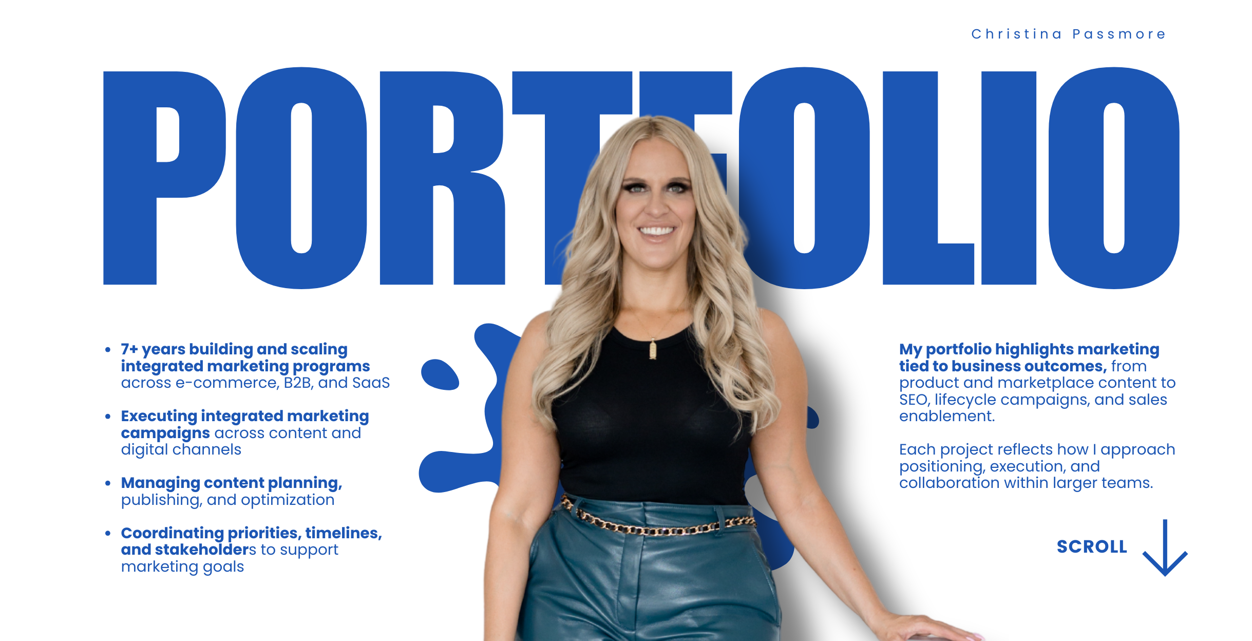 Growth Marketer Christina Passmore Portfolio