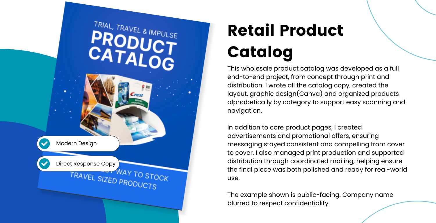 Retail Product Catalog Sample Retail Product Catalog Sample