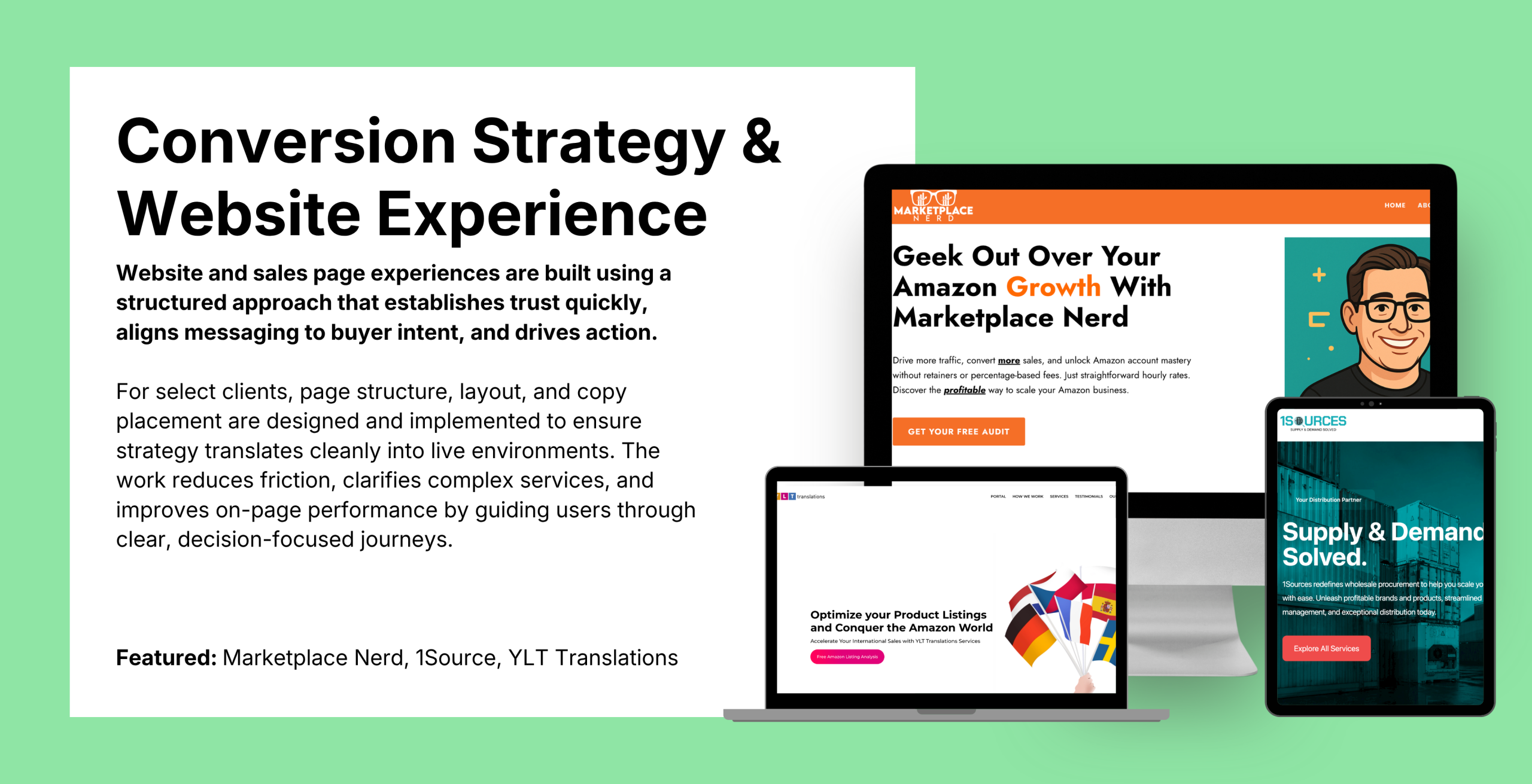 Conversion Strategy & Website Experience Conversion Rate Optimization