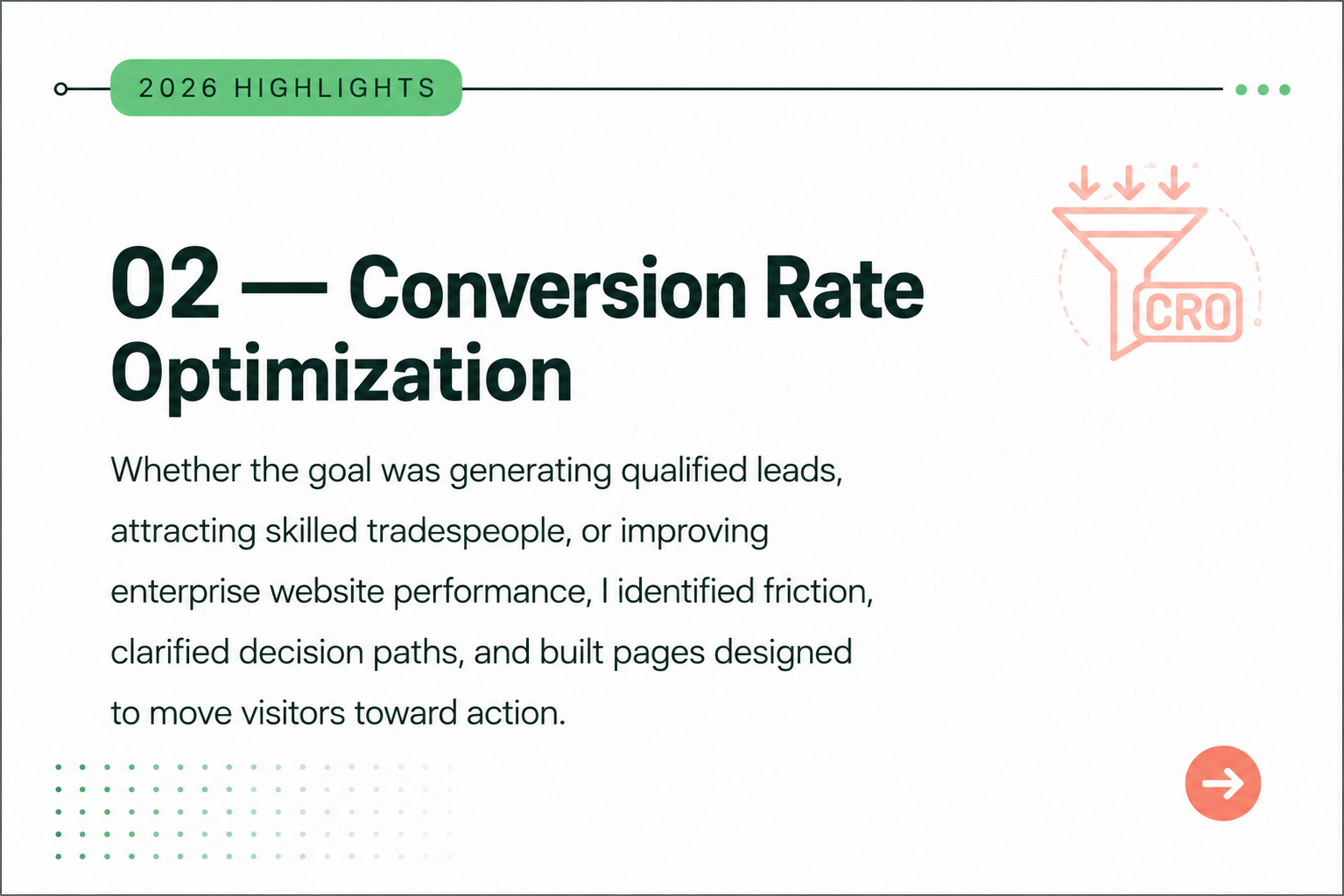 Conversion rate optimization and website strategy